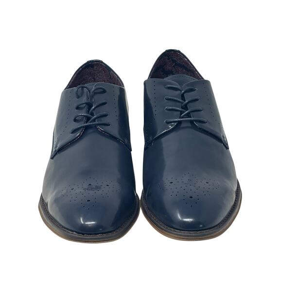 Madden Cratik Derby navy oxford dress shoes size 12 main image 9